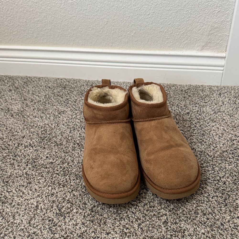 Ugg Suede Ankle Boots